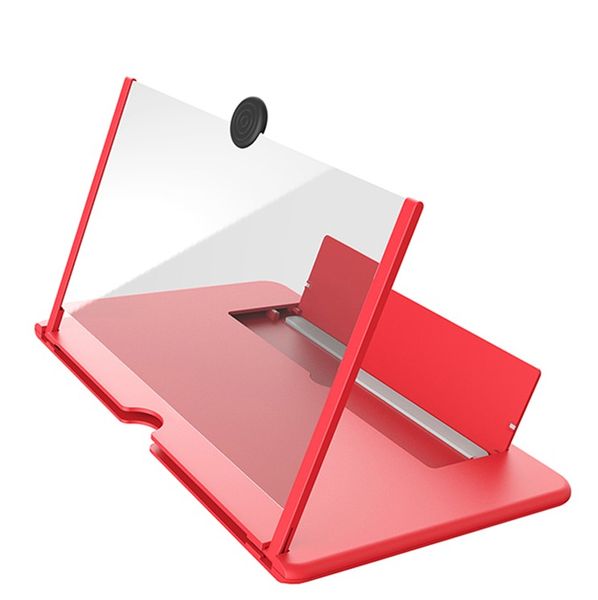 Folding HD Smartphone Magnifier Screen Amplifier Red