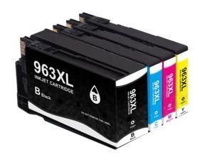 HP 963 XL combo pack 4 stk Ink Cartridge - Compatible - BK/C/M/Y 134,5 ml