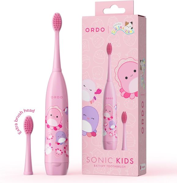 Ordo Sonic Kids Squishmallows Battery Toothbrush: Auggie
