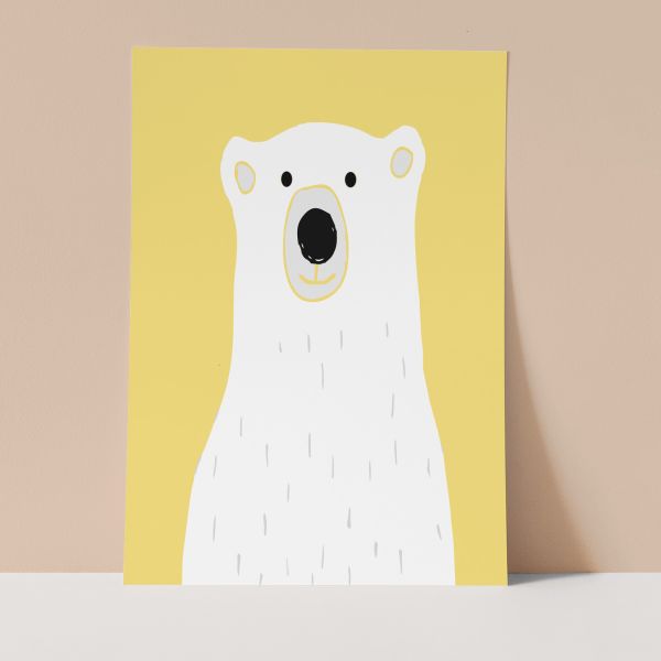 Polar Bear Wall Print