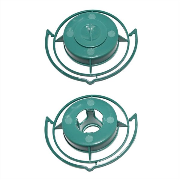 Outdoor Bird Feeder Automatic Hanging Plastic Feed Bowl 2 Pieces
