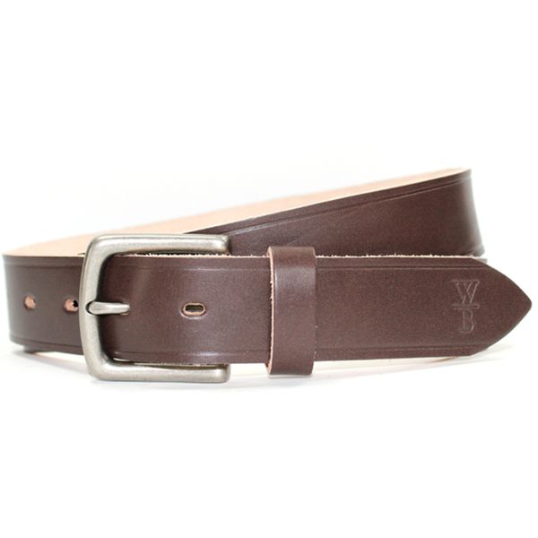 Wembley Mens Casual / Chino Genuine Leather Belt - Luca
