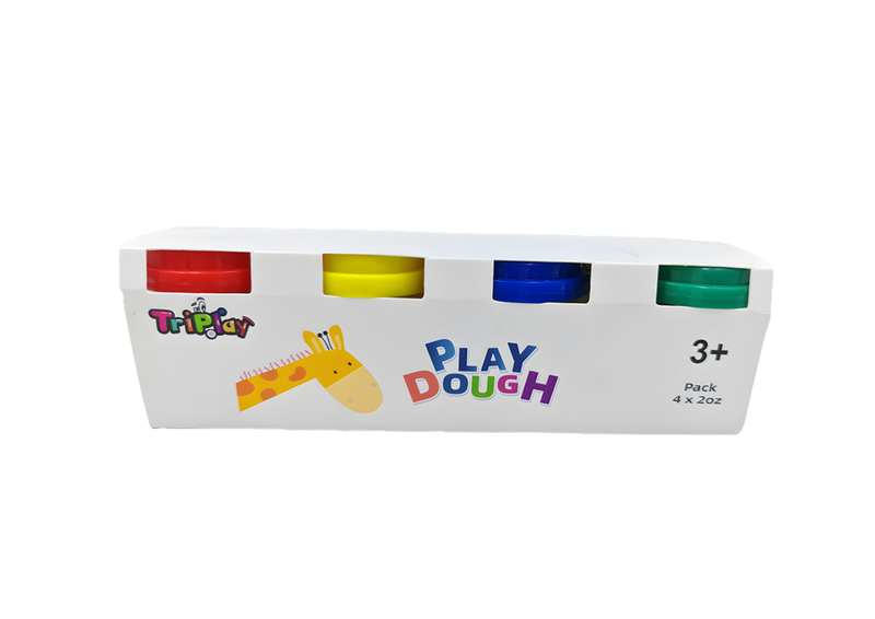 4 Colors 57g Each Non-Toxic Modeling Dough - Fun Creative Play for Kids