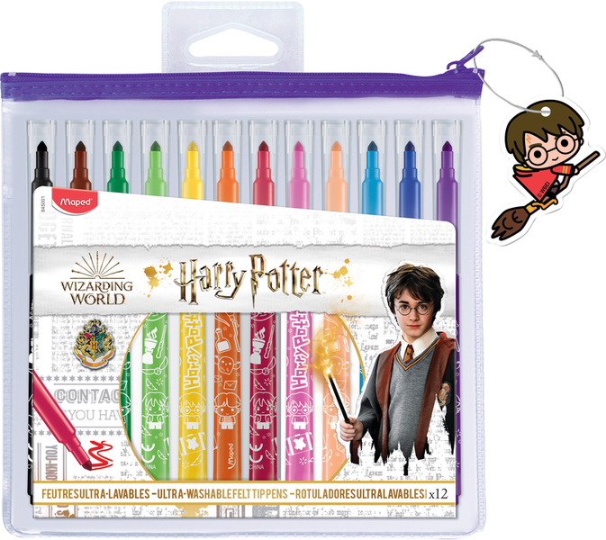 Maped Harry Potter Felt Tip Pens 12pk