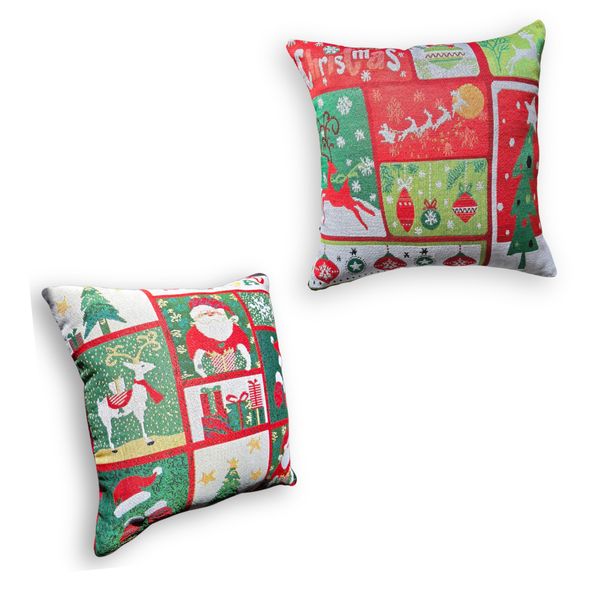 Woven Christmas Cushion for Tradition Christmas Decoration - Quality
