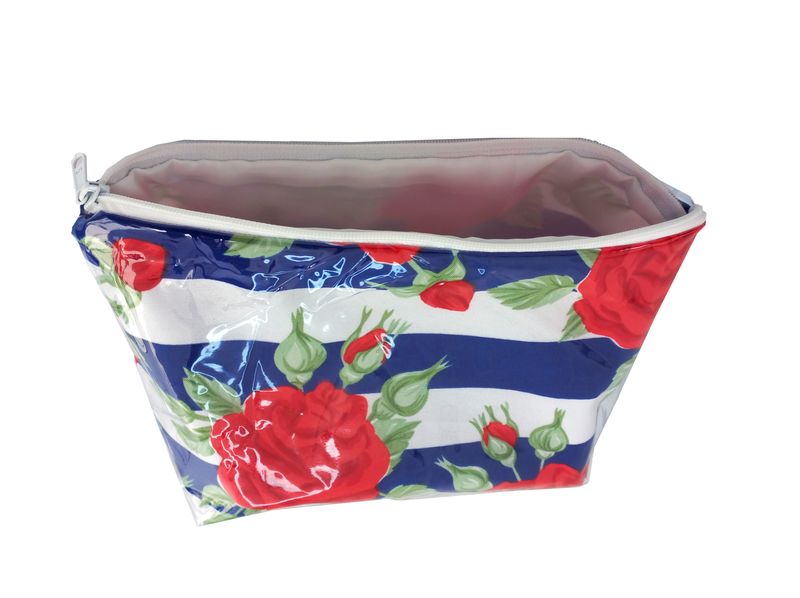 Floral Cosmetic Bag/ Toiletry Bag/ Make-Up Bag (Waterproof)