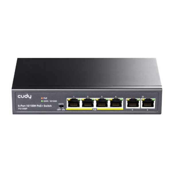 Cudy 6-Port 10/100M PoE+ Switch