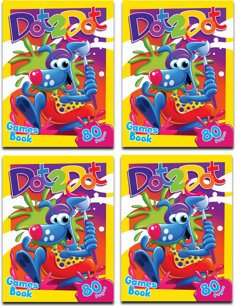 Butterfly Colouring Book - Dot-To-Dot (80 Pages) Np X4