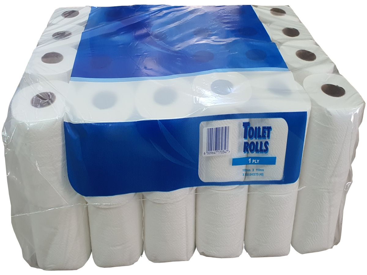 Toilet Roll 1-Ply Embossed 48 | Shop Today. Get it Tomorrow! | takealot.com