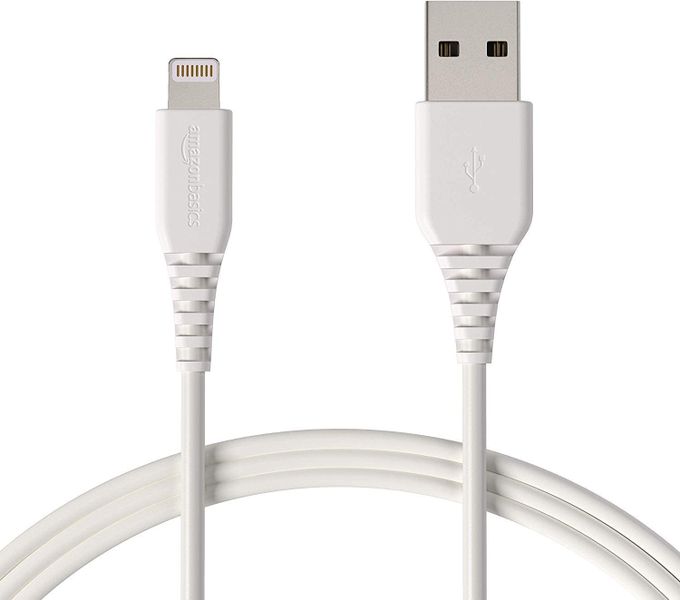 AmazonBasics MFi Certified 1.8M Lightning to USB A Cable for iPhone &amp; iPad