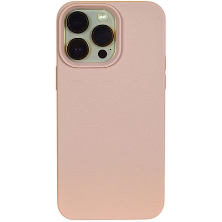 Phone Case with Leather Texture Feel - Iphone 14 Pro Max - Soft Pink Image