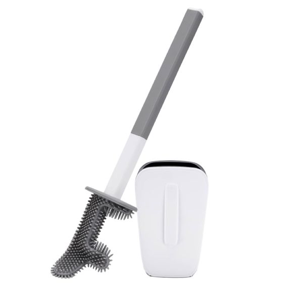 Home Decor Bathroom Cactus Shape Silicone Toilet Brush