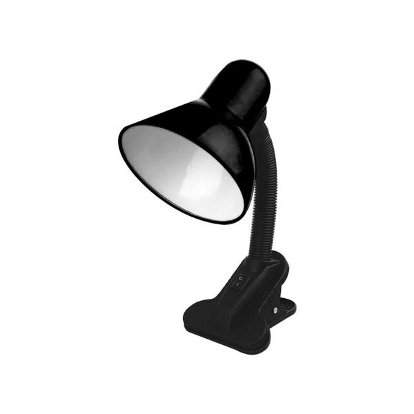 ACDC - 230VAC 40W Max E27 Black Desk Lamp C/W Clamp