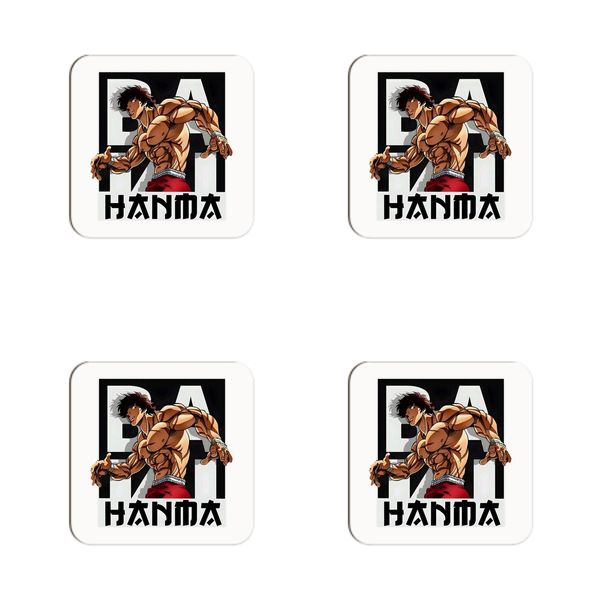 Baki Emblem Coasters - Set of 4