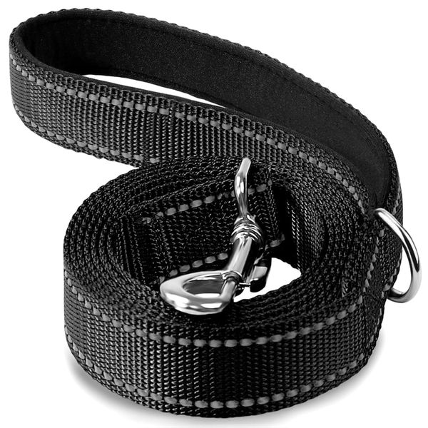 QYNIAL Reflective Dog Leash, Heavy Duty Nylon Leash
