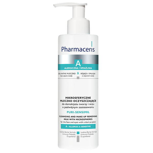 Pharmaceris A Puri Sensimil Cleansing Milk &amp; Make-Up Remover - 190ml