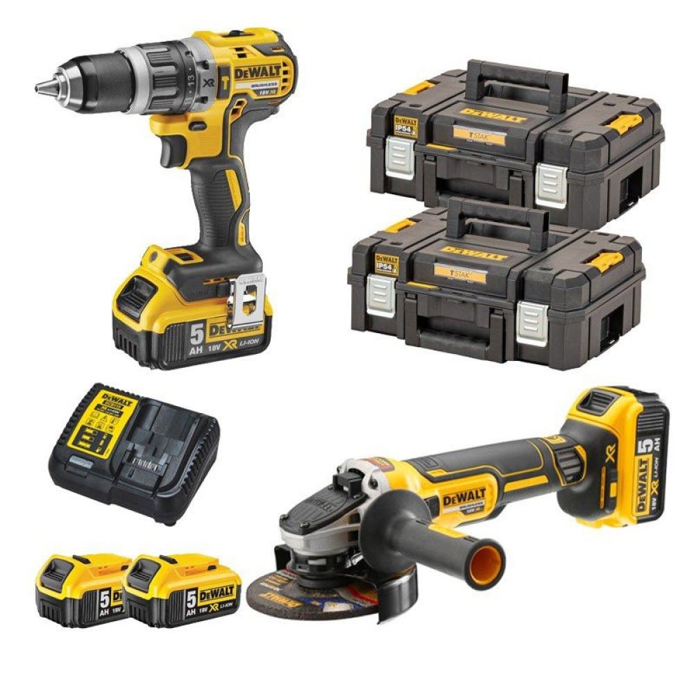 Dewalt Brushless Cordless Hammer Drill FlexVolt Angle Grinder