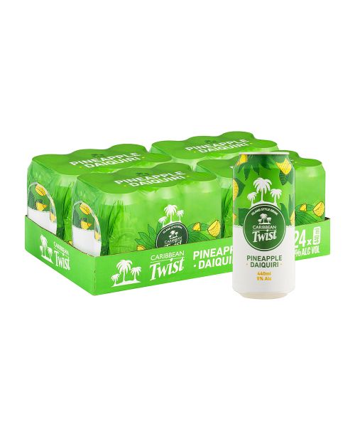 Caribbean Twist Pineapple Daiquiri 440 ml Can - Case of 24