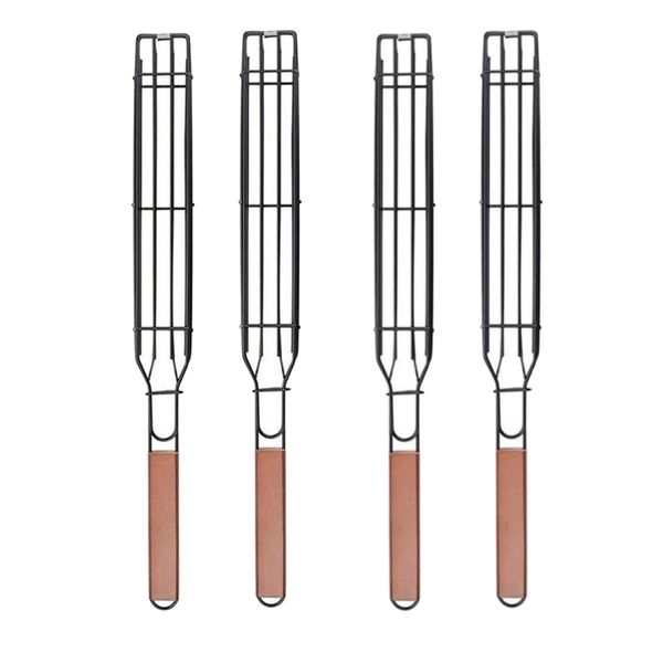 Camping Braai Portable BBQ Grilling Basket 4 Piece Set