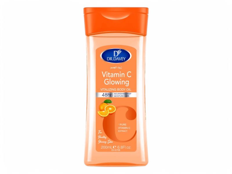 Dr Davey Vitamin C Brightening Moisturising Glow Body Oil 200ml