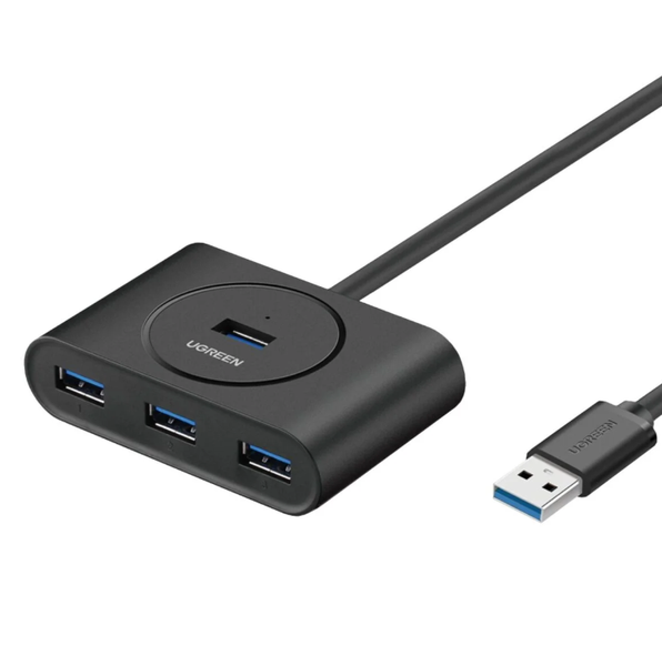 UGREEN Powerful Portable 4-Port USB 3.0 Hub with 5Gbps Data Transfer 0.5m