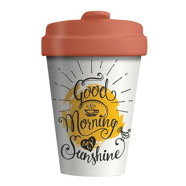 ChicMic Good Morning Sunshine Bamboo Travel Mug 400ml