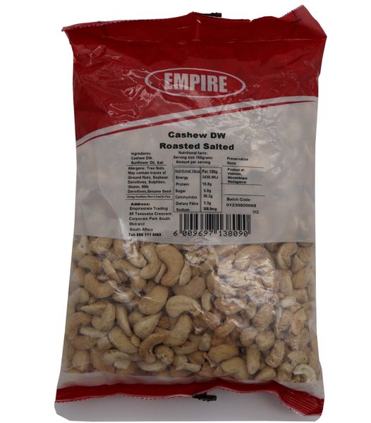 1 KG of Fresh Cashew Roasted and Salted