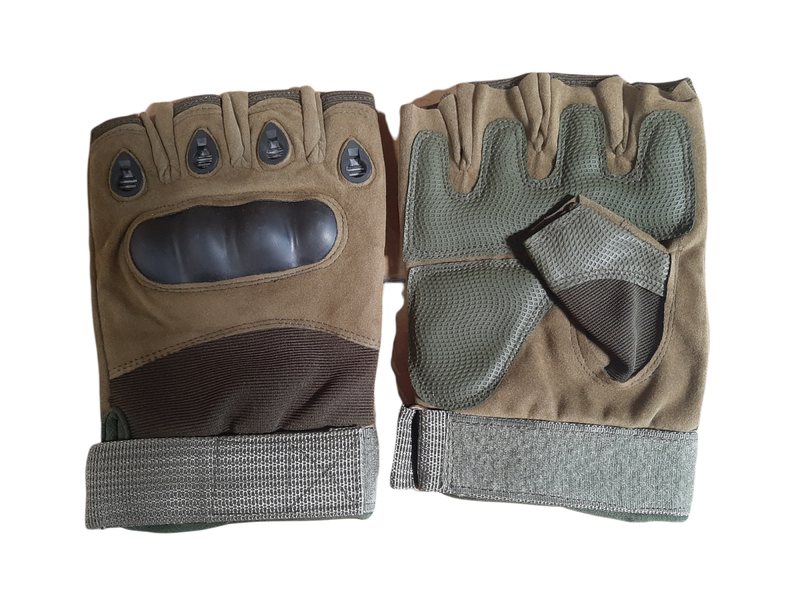 Tactical Gloves Half Fingers Military- Green