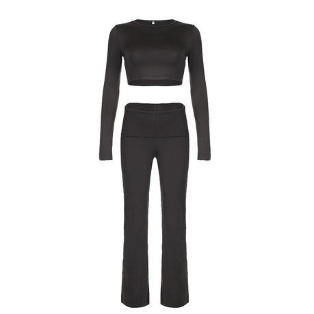 Sexy Naval Exposal Crop Top and Low Waist Flare Pants 2 Piece Set Shop Today. Get it Tomorrow takealot