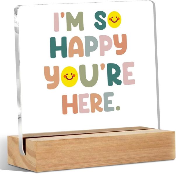 Classroom Acrylic Sign, Boho Positive Inspirational Gift