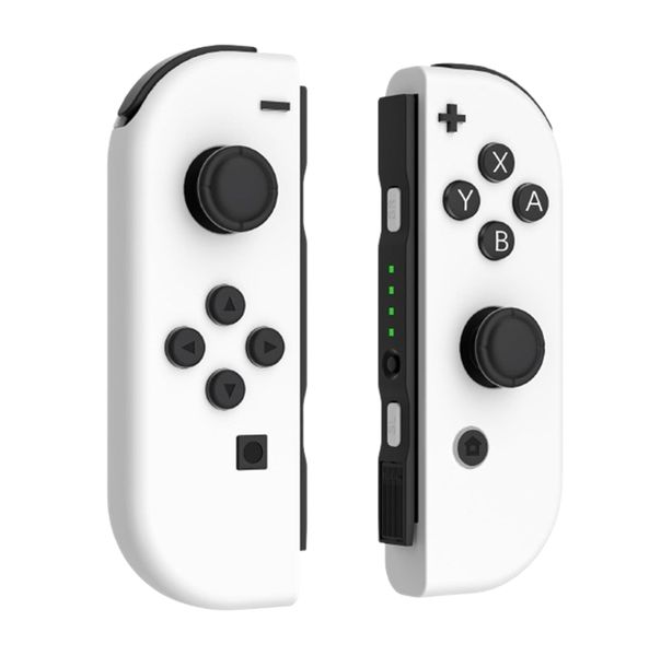 Left&amp; Right Wireless Gamepad Set Compatible with Nintendo Switch Oled-White