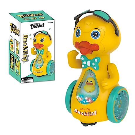 Quackers Galore! The Wacky Toy Ducking Rolles around Your Home Image