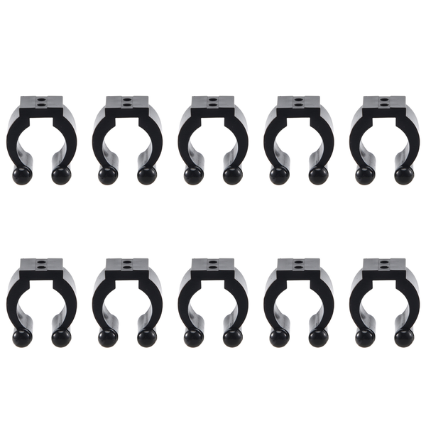 10 Pcs Fishing Pole Rod Storage Clip/ Billiards Snooker Cue Locating Clip H