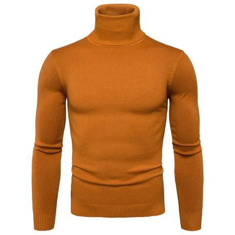 Men s Slimfit Poloneck Brown