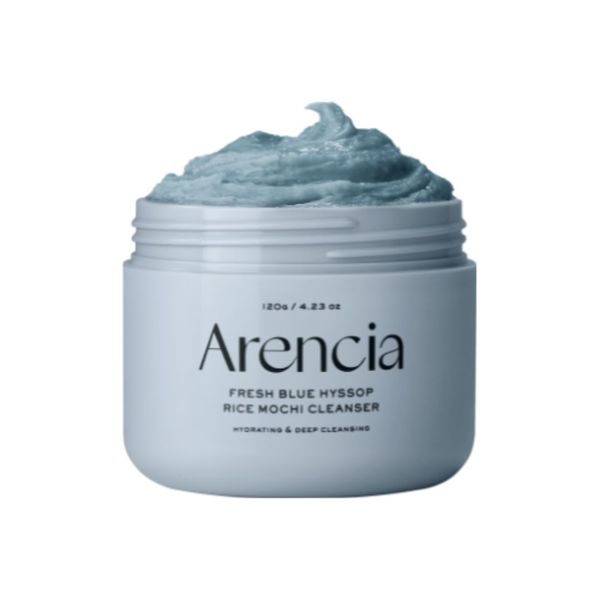 Arencia Blue Hyssop Rice Mochi Cleanser