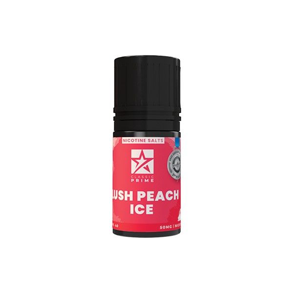 30ml Classic Prime Lush Peach Ice Salts - 50mg