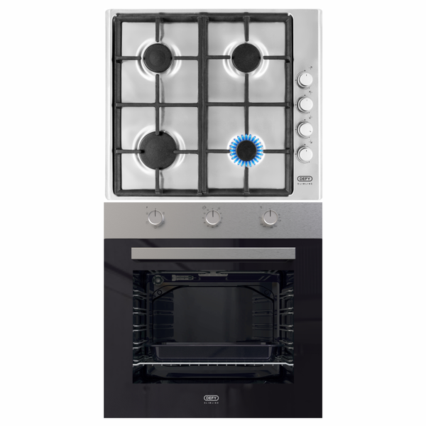 Defy DCB843E Oven and Hob Box Set Bundle (DBO484E &amp; DHG133)