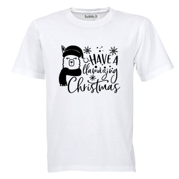 Llamazing Christmas - Kids T-Shirt