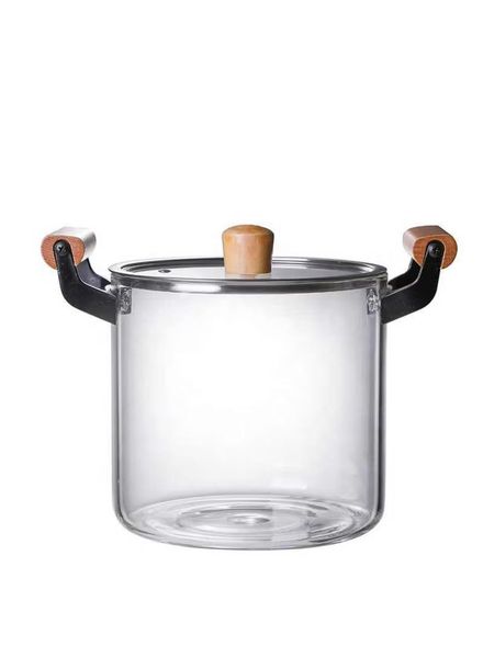 High 4500ml Quality Brosilicate Stovetop Glass Pot