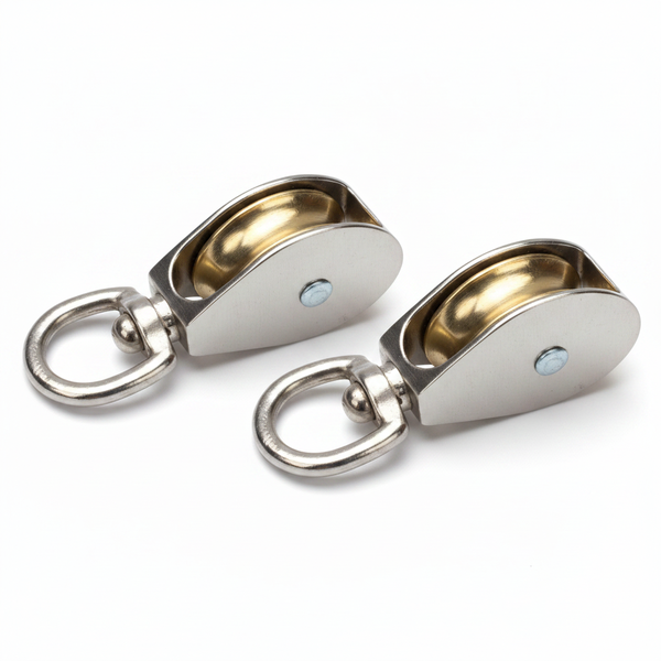 Krafft Single Swivel Pulley 20mm for Lifting and Rigging - 2 Pack