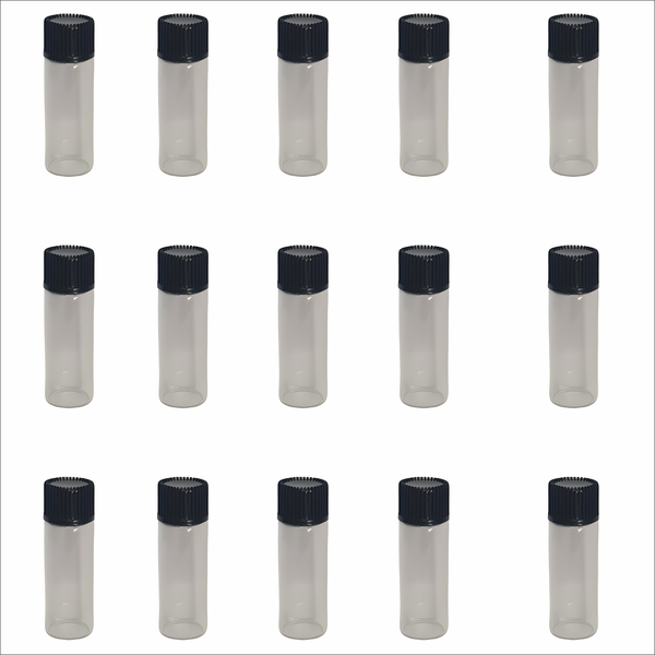 5ml Medical Glass Bottles (15 Pack) - Leakproof, Reusable &amp; Durable