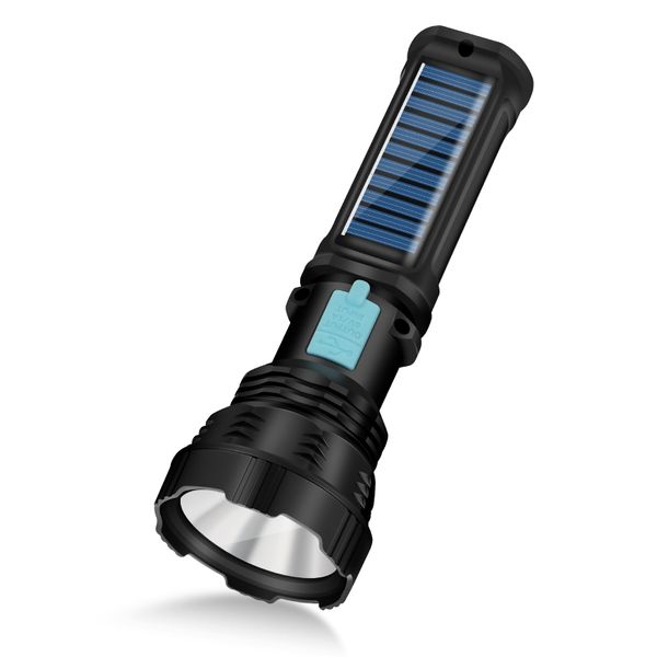 LED Flashlight Powerful Rechargeable Torch for Emergency, Outdoor, Home