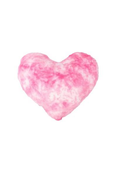 Glitter Heart Shaped Scatter Cushion, 30x35cm