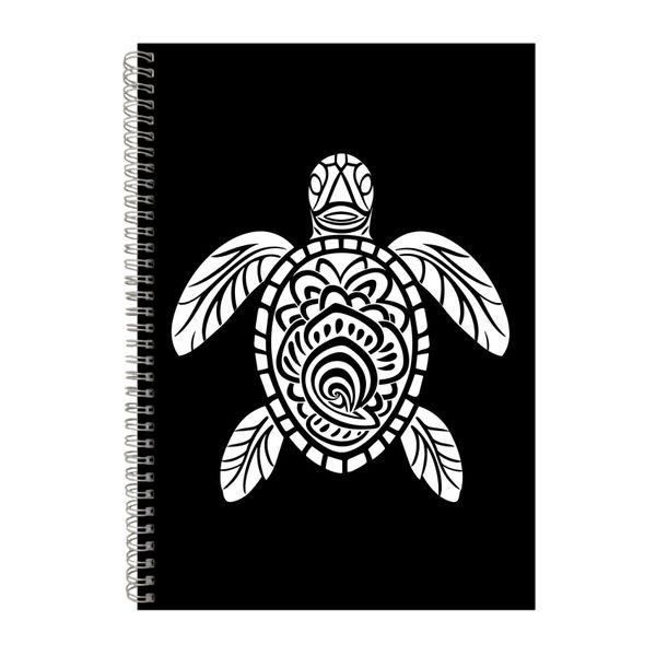 Hawaiine A4 Notebook Spiral Lined Trendy Notepad Turtle Idea 386