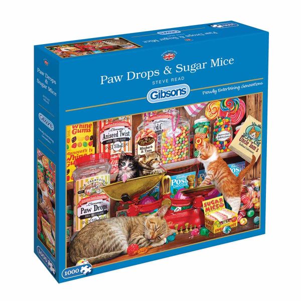 Jigsaw Puzzle - Gibsons - Paw Drops And Sugar Mice - 1000 Piece