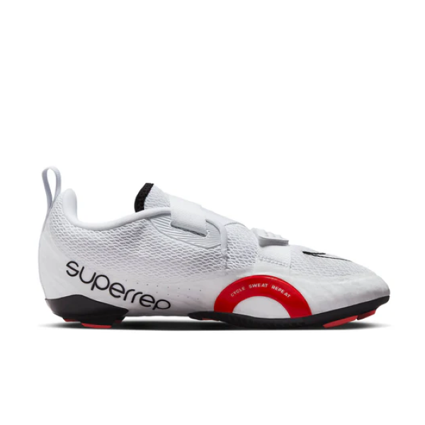 Nike Unisex SuperRep Cycle 2 Indoor Cycling Shoes - White/Picante