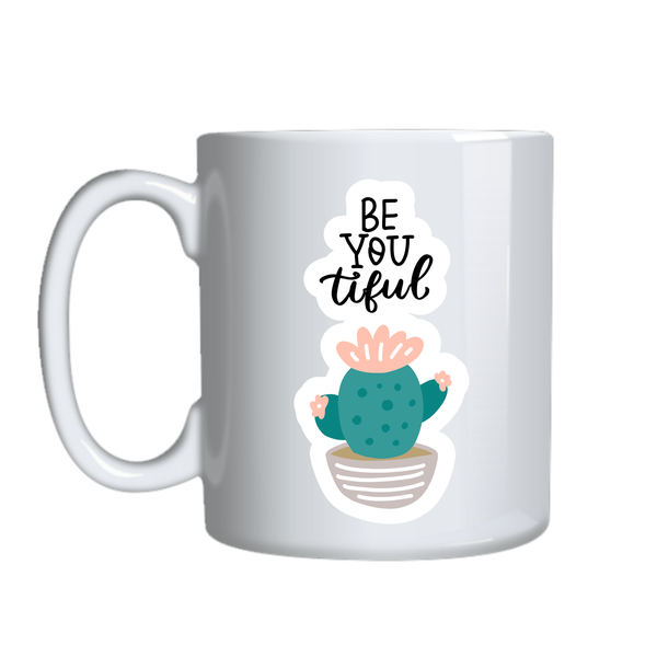 BeYou Coffee Mugs for Succulant Lovers Graphic Cup Birthday Present 027