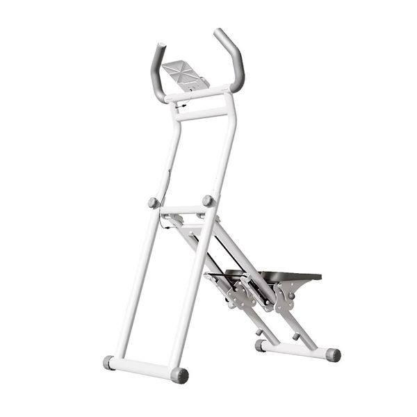 Foldable Stair Climber with Smart Meter, Adjustable Height &amp; Resistance