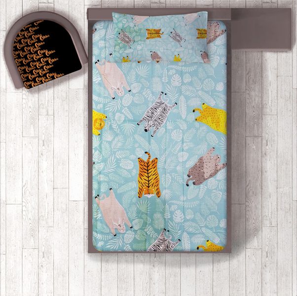 Kids Bedsheet With 1 Pillow Cover - eMelaa