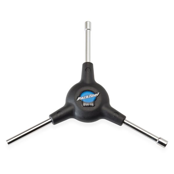 Park Tool SW-15 3-Way Internal Nipple Spoke Wrench